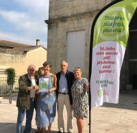 Gérard Duclos, maire de Lectoure, et les élus municipaux soutiennent le projet de revalorisation des marchés Terra Gers ®