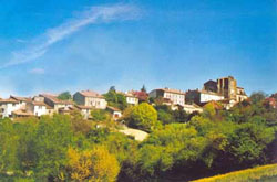Miradoux, vue du village
